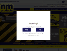 Tablet Screenshot of fishingwholesaledirect.co.uk